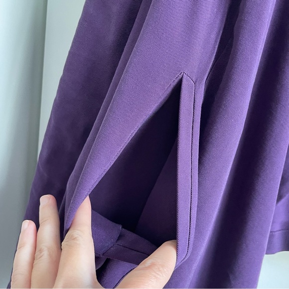 Torrid Twill Drape Jacket in Purple Indigo Size 4 - Picture 7 of 11